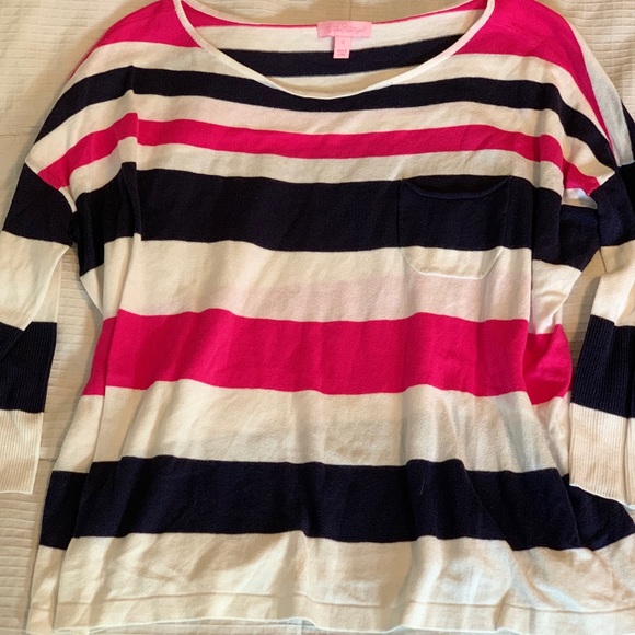 Lilly Pulitzer Block Color Stripe Sweater - Picture 3 of 5